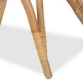 thumbnail image 5 of bali & pari Bernardo Rattan BOHO Ottoman, Natural Brown, 5 of 8
