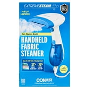 Conair Handheld Garment Steamer for Clothes, ExtremeSteam 1200W, Portable Handheld Design, White/Blue