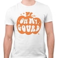 thumbnail image 2 of Pumpkin Oh My Gourd Shirt Unisex X-Small White, 2 of 5