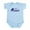 Sky Blue, variant on CafePress - Put It In Sideways! Infant Bodysuit - Baby Light Bodysuit, Size Newborn - 24 Months