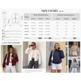 thumbnail image 6 of PRETTYGARDEN Womens Zip Up Fleece Cropped Sweatshirt Jacket Oversized Loose Soft Stand Collar with Drawstring Hem, Long Sleeve Casual Coat With Pockets, Fall Outfits Winter Clothing, 6 of 10