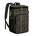 thumbnail image 1 of Spring Floral Wildflower and Butterfly Print Insulated Cooler Backpack - 20L Lightweight & Portable, 1 of 5