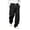 ZA-Black-xcmzpl mens sweatpant, variant on Men's Wide Leg Sweatpants Athletic Joggers Elastic Waist Baggy Open Bottom Sweat Pants Solid Thic Fleece Line Fall Track Pant with Pocket
