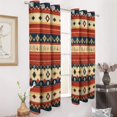 thumbnail image 3 of Bohemia Blackout Curtains Window Drapes Room Darkening Thermal Insulated Grommets Blackout Curtains, for Living, Dining, Bedroom,2 Panels, 3 of 6