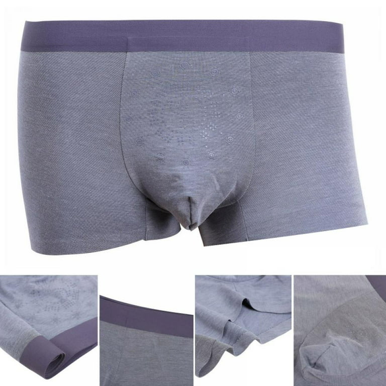 Men's Underwear Boxer Briefs, Cool Dri Moisture-Wicking Underwear, Cotton No -Ride-Up for Men, 3 Packs 