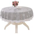 thumbnail image 1 of SHAR Easy Clean Round Tablecloth 180cm Waterproof Wrinkle Resistant Stain Resistant, 1 of 5