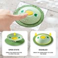 thumbnail image 3 of FZFLZDH 3 Pack Drain Hair Catcher & Tub Stopper, 2 in 1 Drain Cover', Flex Silicone Strainer for Shower/Bathtub/Kitchen Sink with three drain pipe sealing plug, 3 of 7