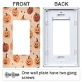thumbnail image 3 of Yayeee Rocker Switch Wall Plate 1-Gang 4.6"x2.9" Home Decorative Outlet Cover, Colorful Halloween Pumpkin Pattern, 3 of 6