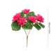 thumbnail image 3 of Arreglo Floral Artificial de Loto - Ramo Decorativo de Nenúfares de Seda para, Rojo MNFD, 3 of 6