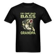 thumbnail image 3 of Unisex T-Shirt – Heavy Cotton Shirt – Bass Grandpa - 2XL, 3 of 5