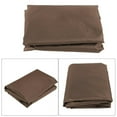 thumbnail image 3 of Patio 3 Seat Swing Cover Set,Seat Top Cover+ Swing Cushion Cover, Courtyard Swing Chair Seat Pads Cover Replacement Outdoor Sunscreen Protection Cover (Brown), 3 of 9