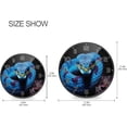thumbnail image 2 of Wild Snake Wall Clock Round Silent Non Ticking Battery Operated Accurate Arabic Numerals Design Clocks for Home Kitchen Living Room Bedroom 12inch Home Decor, 2 of 6