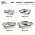 thumbnail image 7 of [150 Pack] 6 Inch Disposable Round Aluminum Foil Take-Out Pans - Disposable Tin Containers, Perfect for Baking, Cooking, Catering, Parties, Cake Pans, Restaurants (No Lids) by EcoQuality, 7 of 7