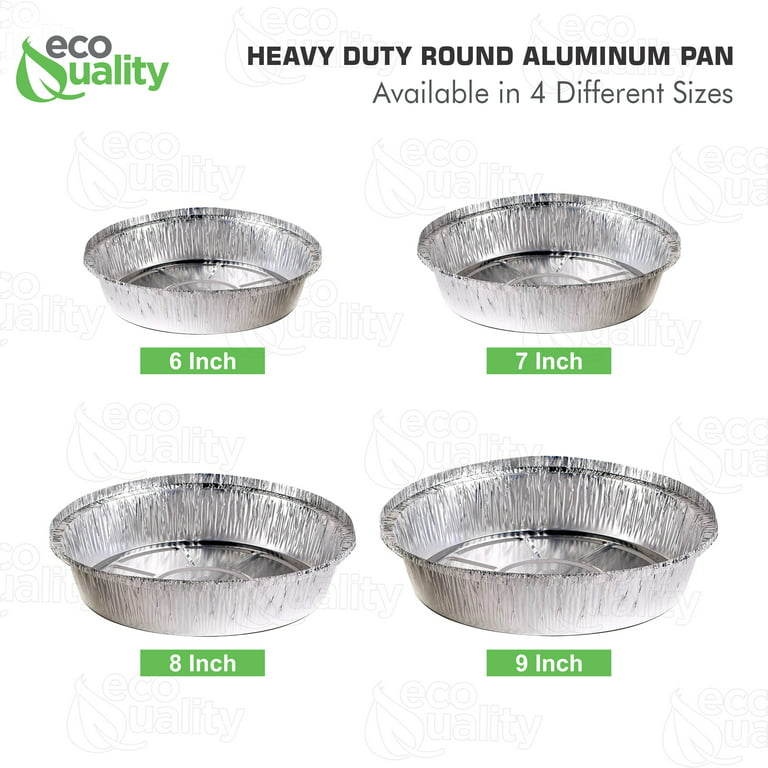 katbite 8 x 8 Aluminum Foil Pans for Air fryer, Disposable 25 Pack