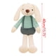 thumbnail image 2 of Juguete de peluche de conejo de orejas largas verde claro, adorno de muñeco de peluche, 2 of 2