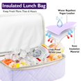 thumbnail image 2 of Bolsa Lonchera GLORIEROO de Doble Piso de Cuero Vegano Aislante, 2 of 7