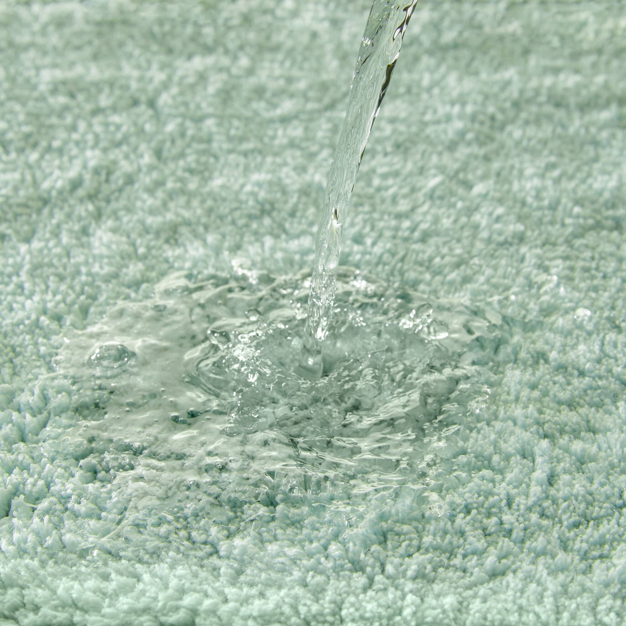 100% Cotton Tufted 3000 GSM Reversible Bath Rug 24x60" Green Ultra Plush Dense Machine Washable Long Bathroom Rug Runner