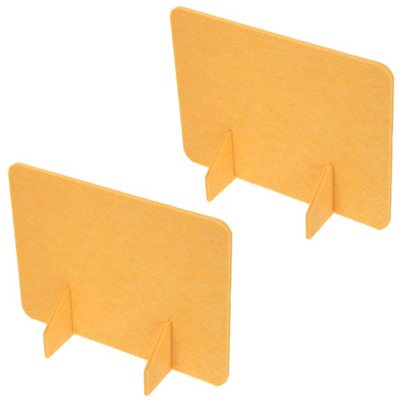 TEHAUX 2Ud Separadores De Para Oficina Y Aula Panel Divisor Portátil Color Amarillo