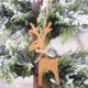 thumbnail image 3 of 2021 New Year Natural Xmas Wood Elk Craft Christmas Tree Ornament Noel Christmas Decoration for Home Wooden Pendant Navidad Gift, 3 of 5