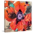 thumbnail image 2 of "Poppy" Painting Print on Wrapped Canvas, 2 of 5