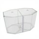 thumbnail image 1 of Tanque para peces beta pequeño, pecera pequeña, caja de cría transparente, pecera para betta con divisor para camarones, guppys, peces bebé, betta, 1 of 9
