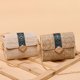 thumbnail image 2 of Bolso de hombro para mujer, bolso de paja con solapa, correa de cadena, embragues Irfora Beige, 2 of 7