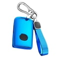 thumbnail image 4 of Kenally Llavero de coche desmontable elegante funda protectora brillante accesorios con reemplazo de llavero para CX-5/CX-30/CX-9 2020-2021 azul Type2 NO2 Kenally CBP383940, 4 of 6