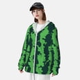 thumbnail image 3 of Lsque Green Stripes Of Watermelon UPF 50+ Lightweight Sun Protection Men's Women's Long Sleeve Shirt, Hoodie Performance -Small, 3 of 9