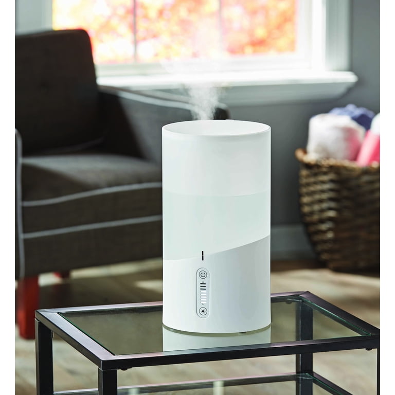 Mainstays Round Ultrasonic Cool Mist Humidifier with Aroma HU00