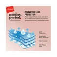 thumbnail image 7 of Hanes Comfort, Period. Women's Boxer Brief Underwear, Super Leaks, 2-Pack Assorted 2XL, 7 of 7
