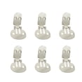 thumbnail image 3 of 100pcs Stainless Steel Blank Shoe Clips DIY Crafts Findings Accessories (32mm x 20mm), 3 of 7