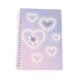 thumbnail image 5 of Spiral Notebook 5.98inchx8.27 pulgadas 96 sábanas Diary Journal Block for Office Corazón, 5 of 8