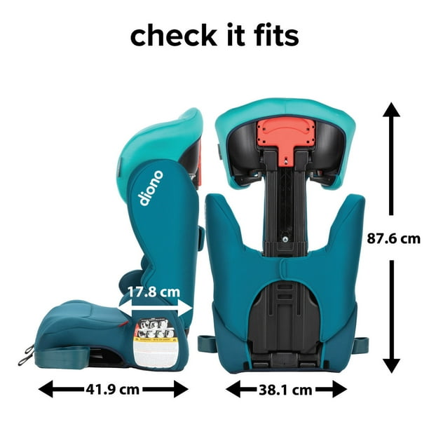 Diono Cambria 2XT Latch 2-in-1 High Back to Backless Booster Car