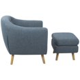 thumbnail image 4 of Chaise milieu-du-siècle Rockwell <br>et pouf, par LumiSource, 4 of 5