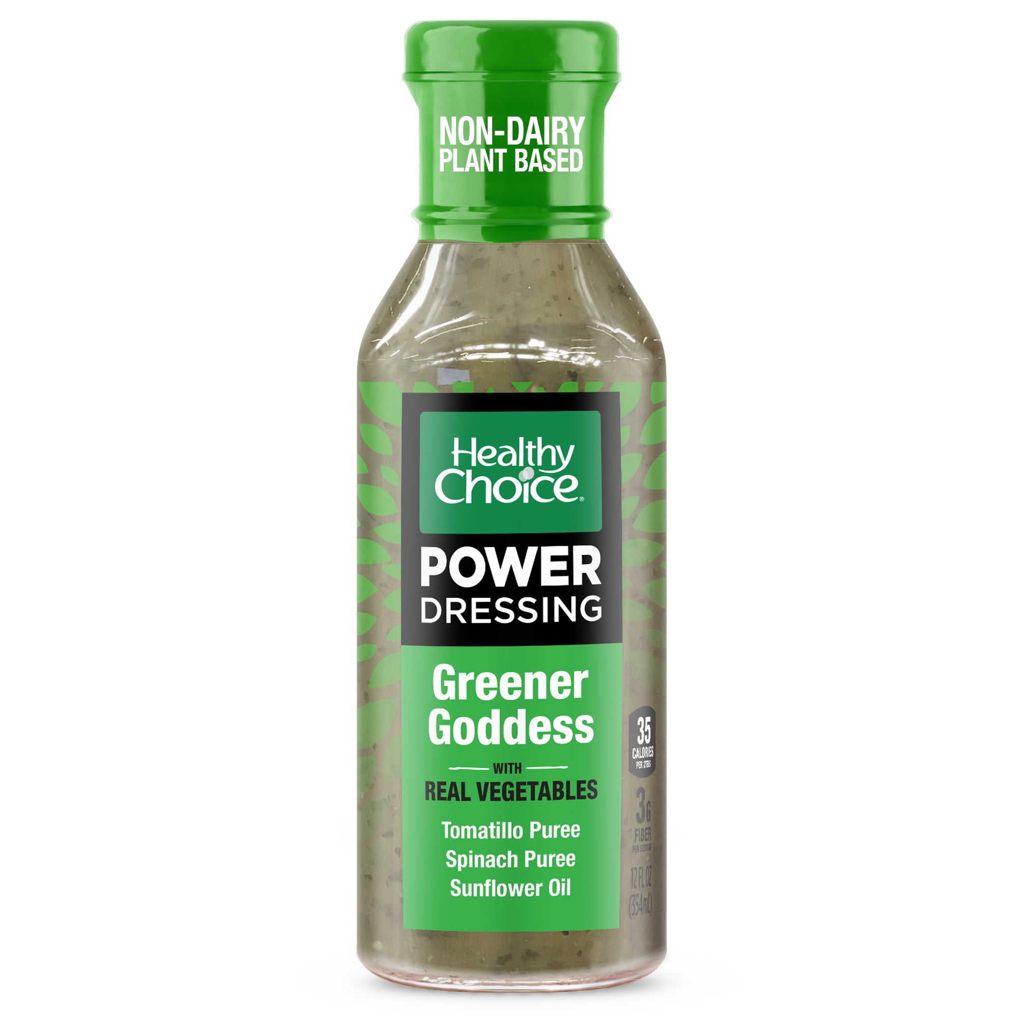Healthy Choice Power Dressing PlantBased Salad Dressing, Greener
