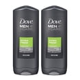 thumbnail image 2 of Dove Men+Care Body Wash, Extra Fresh 13.5 oz, Twin Pack, 2 of 2
