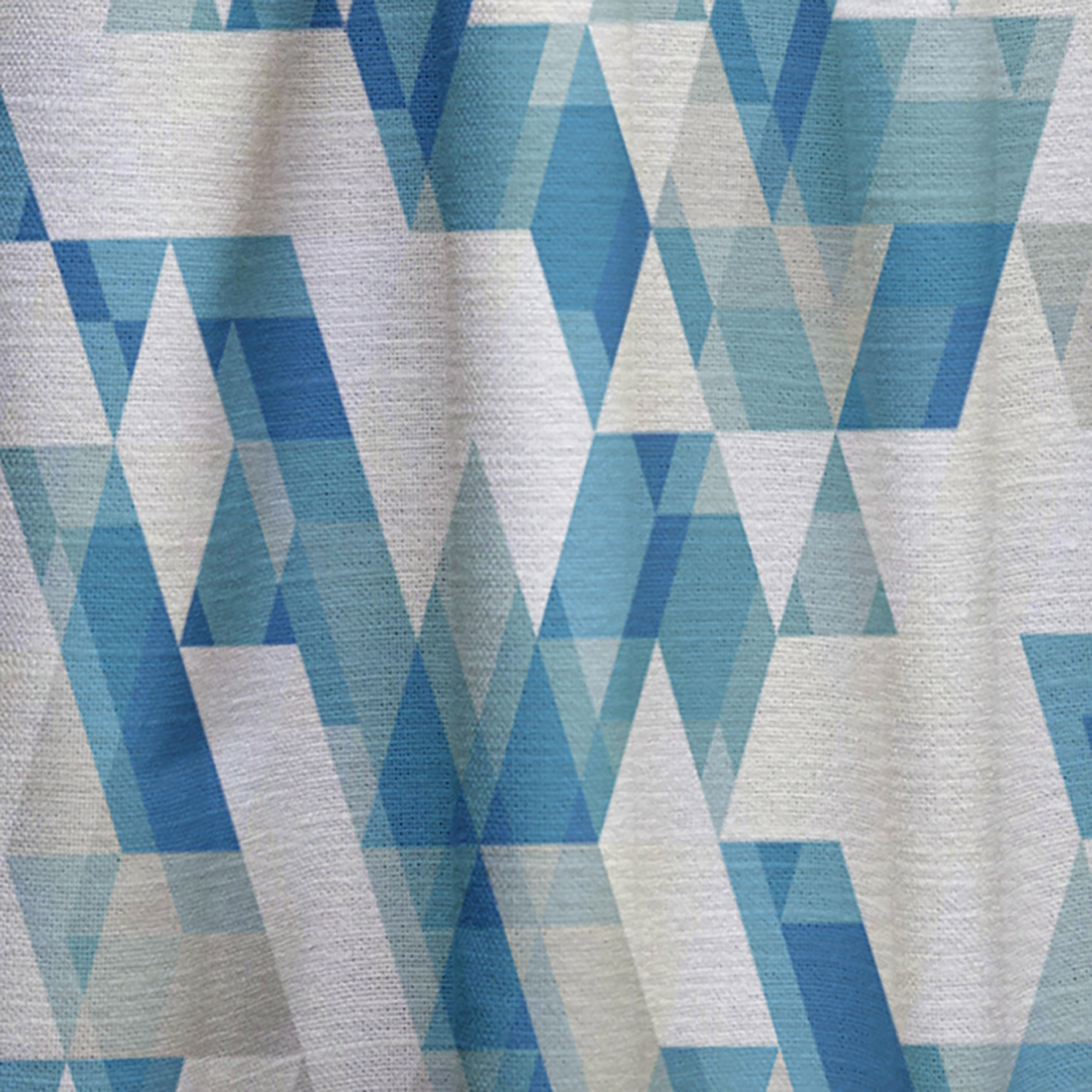 Designart 'Triangular Shapes Colourfields IV' Modern & Contemporary Curtain Panel
