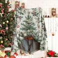 thumbnail image 5 of Fankiway Tunique Chandails en Molleton pour Femmes Imprimé de Noël Décontracté Col Rond Manches Longues Tricot Chandail Mode Automne 2025 Crochet Graphique Hauts Vêtements Hippie Multicolore P, 5 of 5