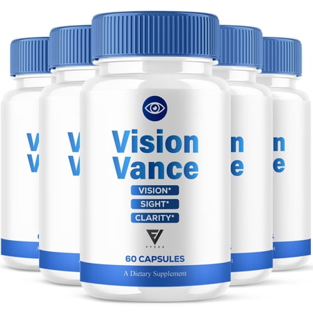 (5 Pack) Vision Vance Capsules, Vision Vans Eye Care Supplement (300 Capsules)