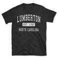 thumbnail image 1 of Lumberton North Carolina Classic Established Men's Cotton T-Shirt, 1 of 1