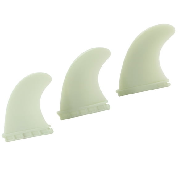 Surfboard Fins, Reliable 3pcs Surfboard Fin Set Convenient Environmental PVC  For Surfer For Long Board For Surfing Boards