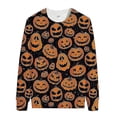 thumbnail image 1 of Halloween Men's Long Sleeve Sweatshirt Round Neck Long Sleeve Top, 1 of 1