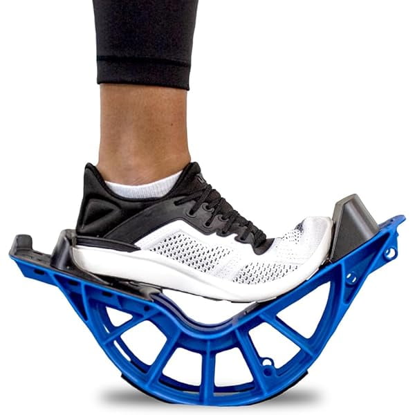 ProStretch Plus Customizable/Adjustable Calf Stretcher and Foot Rocker for Plantar Fasciitis, Achilles Tendonitis, and Tight Calves, Made in USA