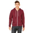 thumbnail image 1 of Bella + Canvas Unisex Poly-Cotton Fleece Full-Zip Hoodie, 1 of 3