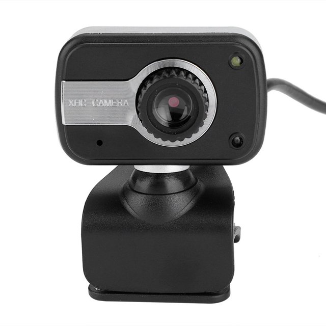 Tosuny USB Web Cam, 0.3MP 480p LED Light Night Vision 360° PC Webcam with MIC for MSN/ICQ/Skype