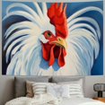 thumbnail image 2 of BCIIG Rooster Tapestry Wall Hanging Unique Style Graphic Tapestries Home Wall Decor Art for Living Room Bedroom Apartment Farmhouse Dorm 50x40inch, 2 of 6