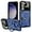 Blue, variant on Magnetic U-Shield Finger Ring Phone Case, Free Adjustable Finger Ring Holder with Magnetic Attraction, Drop Proof, Compatible Model S23 Ultra Plus Phone Case (Black,S23)