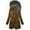 091#Brown, variant on Njagoc3 Womens Fall and Winter Clothing Solid Color Hooded Cotton Causual Outwear