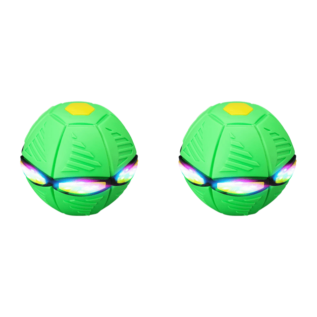 Bola Voladora para Mascotas 3 pelotas de juguete para mascotas automáticas ligeras pelota de entrenamiento para perros interesante para jugar con mascotas () verde