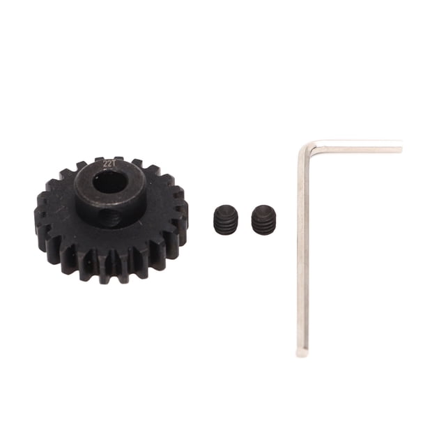 Engranaje de motor 22T para coches RC, piñón de acero ARA310969BL, piezas de repuesto, apertura interior de 5 mm, color negro